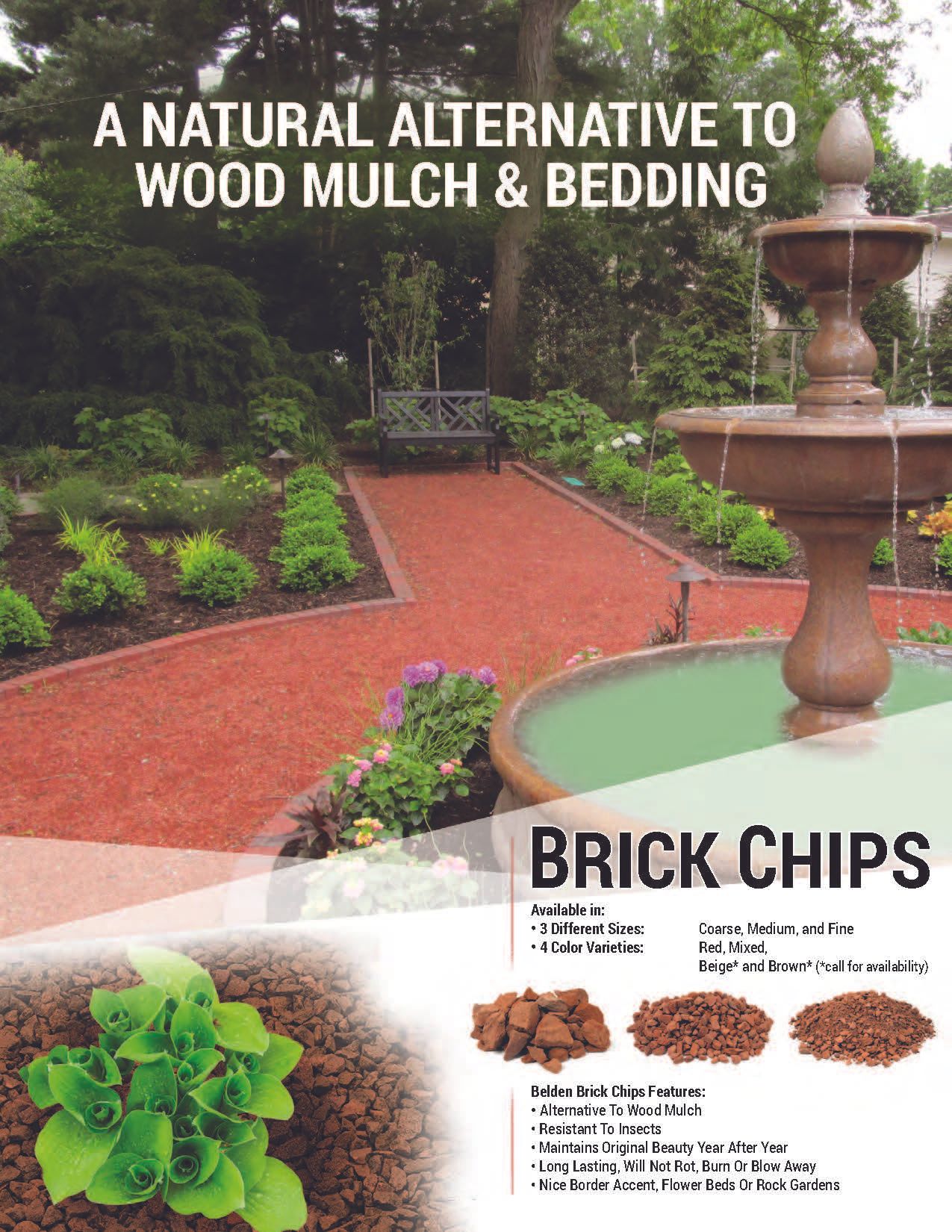 Landscaping Brick Chips